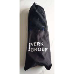 Bâtons de marche nordique Verk Group bleus – Anti‑choc, 3 segments, housse incluse