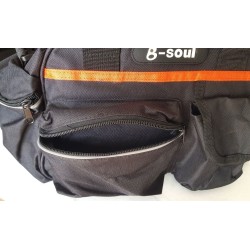 Sacoche de vélo grand coffre 15L imperméable – 4 poches & réfléchissant | Brocaffaire