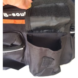 Sacoche de vélo grand coffre 15L imperméable – 4 poches & réfléchissant | Brocaffaire