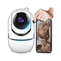 Babyphone Full HD – Caméra 360° & Détection Mouvement | Brocaffaire