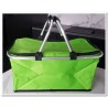Panier de pique‑nique thermique vert, pliable et léger – idéal pour sorties et courses
