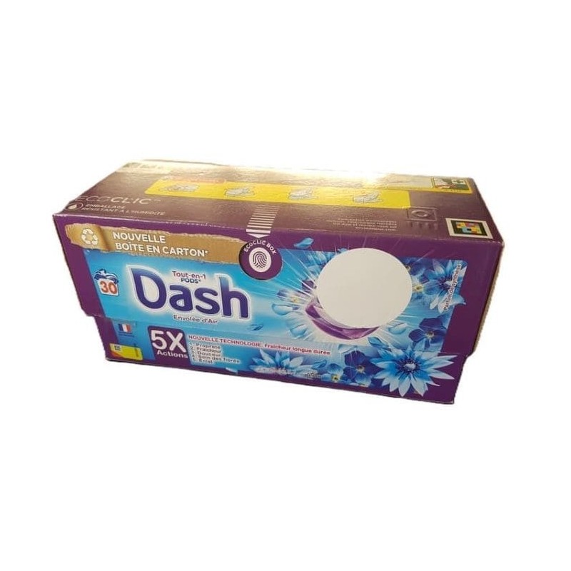 Lessive DASH Tout en 1 PODS – Capsules efficaces