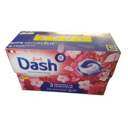 Lessive DASH 2 en 1 parfum jasmin et rose de mai