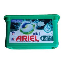 Lessive Ariel All-in-1 PODS avec adoucissant Lenor