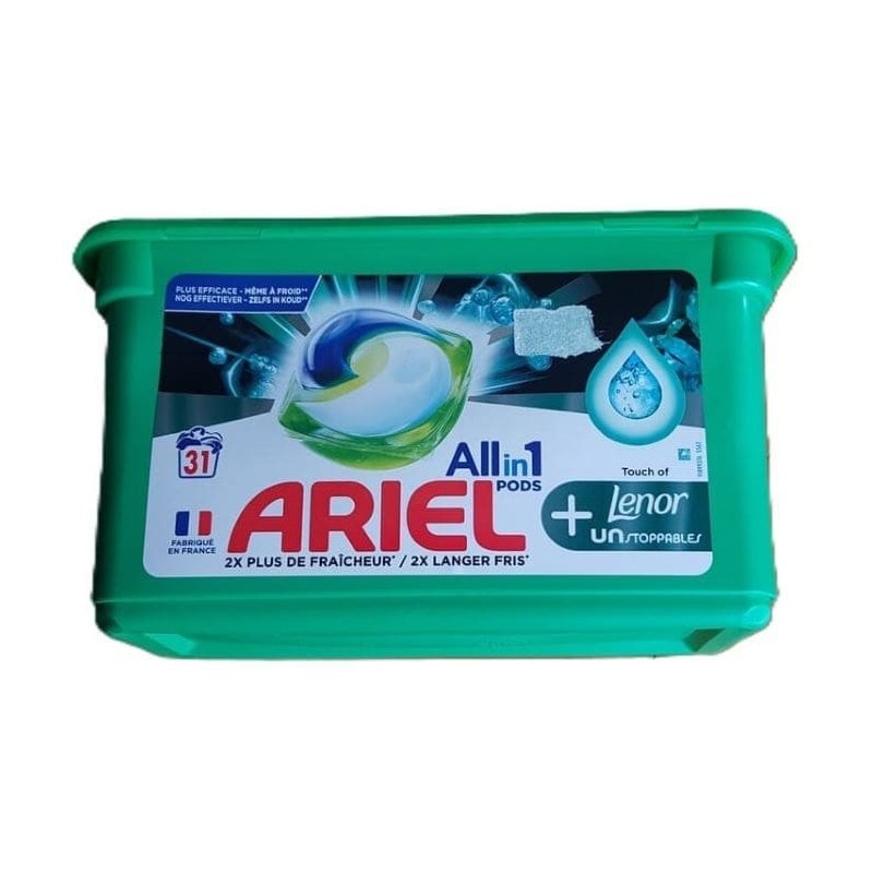 Lessive Ariel All-in-1 PODS avec adoucissant Lenor