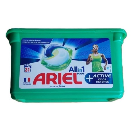 Lessive Ariel All-in-1 PODS Active – Capsules puissantes
