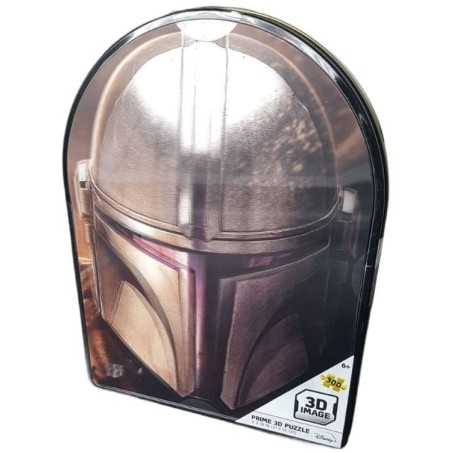 Puzzle 3D Star Wars Casque The Mandalorian – Boîte métal collector – Prime3D