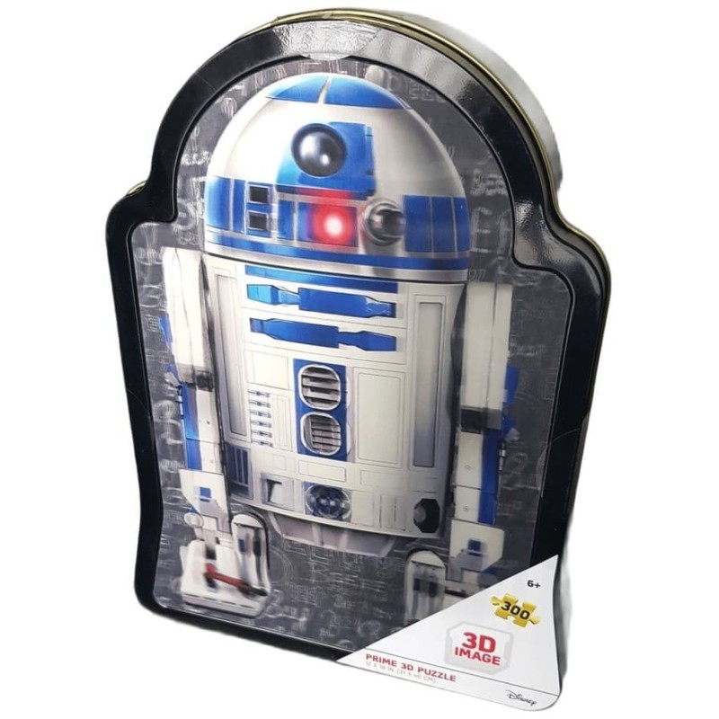 Puzzle 3D Star Wars R2‑D2 – Boîte métal collector – Prime3D