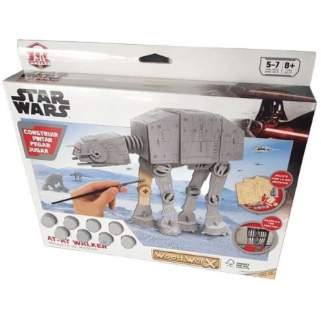 Maquette 3D AT-AT Walker Star Wars en bois à peindre – Wood Worx