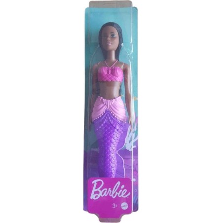 Barbie Sirène Black 30 cm avec queue violette – Mattel