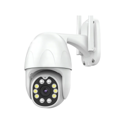 Caméra Extérieure WiFi Rotative – Zoom 4X & Vision Nocturne | Brocaffaire