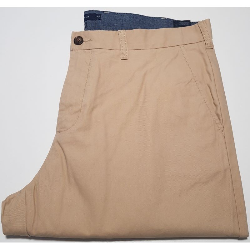 Pantalon Tommy Hilfiger Tailored Fit beige homme 38/32 US – Occasion