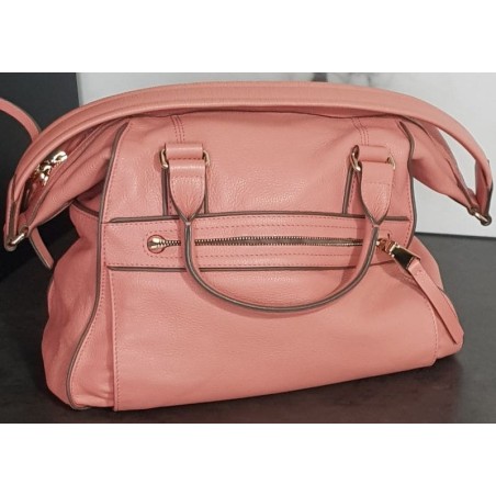 Sac à main Lancel rose avec bandoulière – Occasion