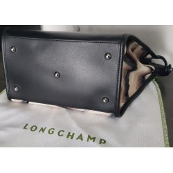 Sac Longchamp Le Pliage Héritage Noir & Beige Occasion | Brocaffaire