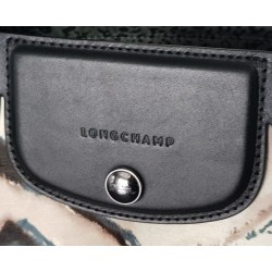 Sac Longchamp Le Pliage Héritage Noir & Beige Occasion | Brocaffaire