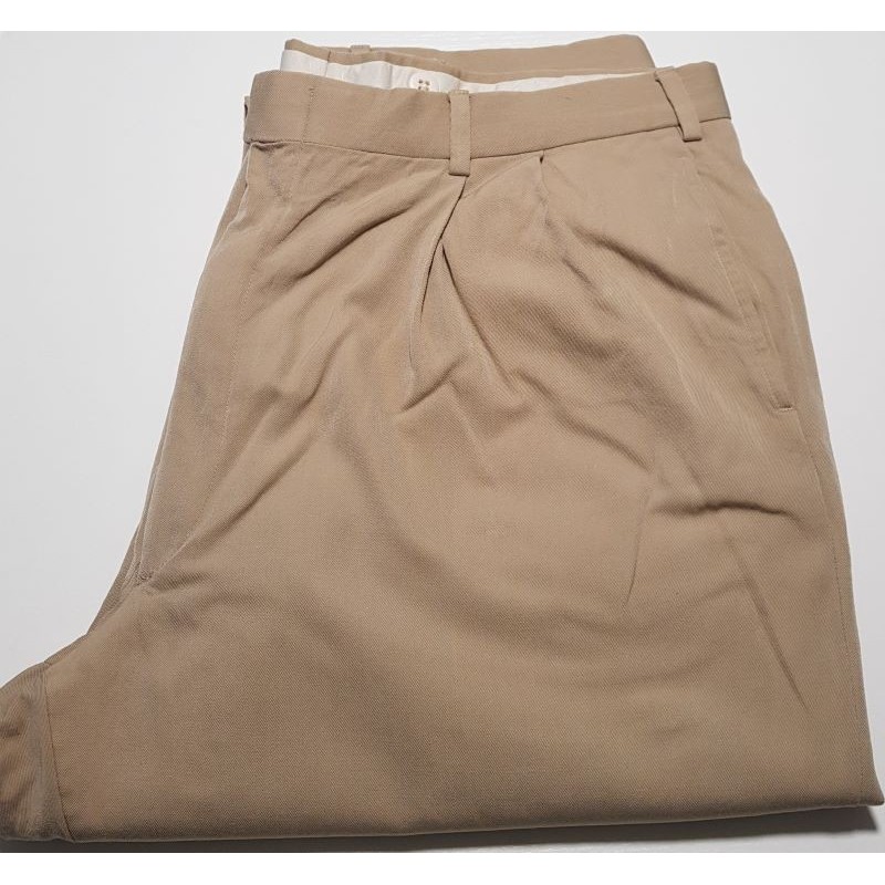 Pantalon Tommy Hilfiger beige à pinces homme 40/32 US – Occasion