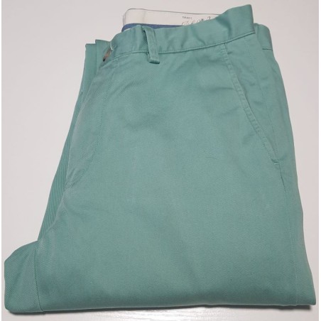 Pantalon chino Ralph Lauren Classic Fit vert d’eau 31/30 US – Occasion