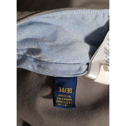 Pantalon Chino Ralph Lauren Kaki Homme 34/30 US Occasion | Brocaffaire