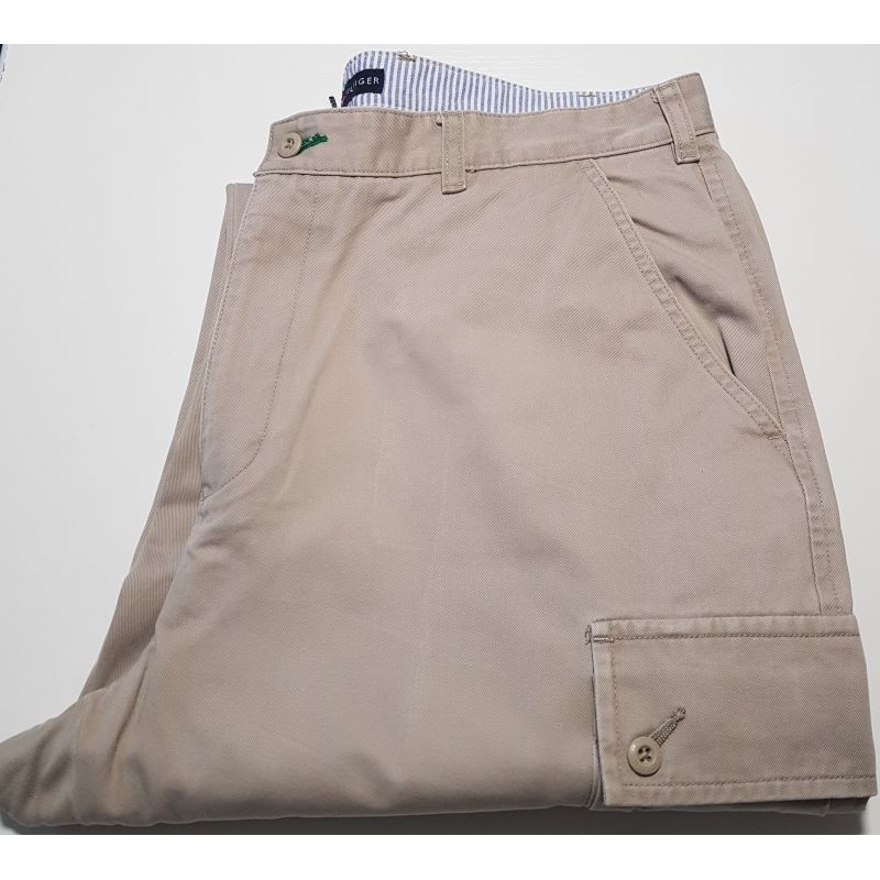Pantalon cargo Tommy Hilfiger beige homme 38/30 US – Occasion