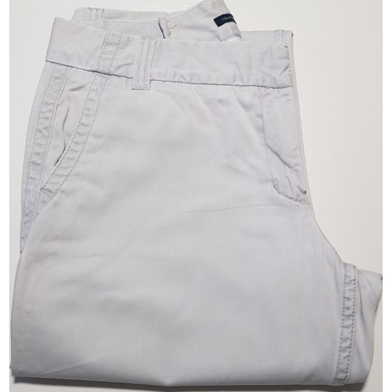 Pantalon Tommy Hilfiger gris clair homme 36/32 US – Occasion