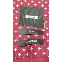 Chemise Brice Slim Stretch Bordeaux Taille M Occasion | Brocaffaire