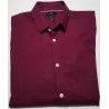 Chemise Jules slim stretch bordeaux taille M – Occasion