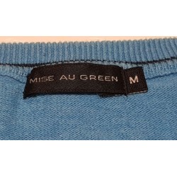 Pull Mise au Green Col V Bleu Taille M Occasion | Brocaffaire