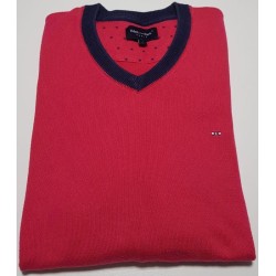 Pull Eden Park rouge taille L – Brocaffaire