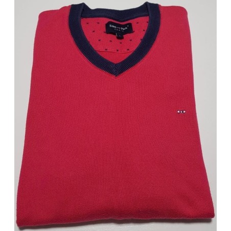 Pull Eden Park rouge taille L – Brocaffaire