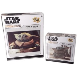 Lot de 2 Puzzles 3D Star Wars Grogu – Prime3D | Brocaffaire