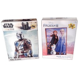 Lot de 2 Puzzles 3D – Mandalorian & Reine des Neiges 2 – Prime 3D | Brocaffaire