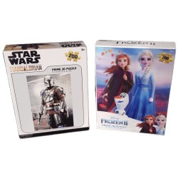 Lot de 2 Puzzles 3D – Mandalorian & Reine des Neiges 2 – Prime 3D | Brocaffaire
