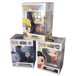 Figurines POP Funko : Naruto Shippuden, Thrawn Star Wars et Gaston Disney Villains