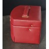 Boîte à bijoux 3 étages rouge bordeaux avec clé – Occasion | Brocaffaire