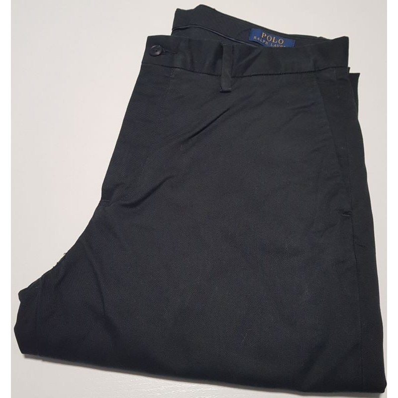 Pantalon Ralph Lauren Stretch Classic Fit noir en taille 32/30 US – Occasion en excellent état