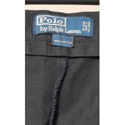 Pantalon Chino Ralph Lauren Noir Occasion avec Taches – Taille 40/32 US | Brocaffaire