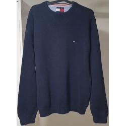 Pull Tommy Hilfiger Bleu Marine Col Rond Taille M – Occasion Très Bon État | Brocaffaire