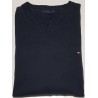 Pull Tommy Hilfiger bleu foncé col V en taille M – très bon état