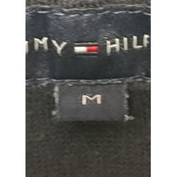 Pull Tommy Hilfiger Bleu Foncé Col V Taille M – Occasion Très Bon État | Brocaffaire