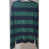 Pull Léger Tommy Hilfiger Noir et Vert Col V Taille L – Occasion Très Bon État | Brocaffaire