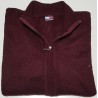 Gilet zippé Tommy Hilfiger bordeaux XL en bon état – vêtement homme d’occasion