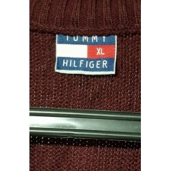 Gilet zippé Tommy Hilfiger Bordeaux XL – Occasion bon état | Brocaffaire