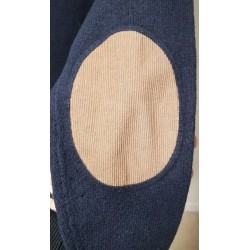 Pull Tommy Hilfiger bleu marine col V XL – Occasion bon état | Brocaffaire