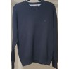 Pull Tommy Hilfiger bleu marine col rond L – Occasion très bon état | Brocaffaire