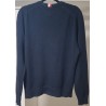 Pull Tommy Hilfiger bleu marine col rond L – Occasion très bon état | Brocaffaire