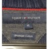 Pull Tommy Hilfiger bleu marine col camionneur XL – Occasion très bon état | Brocaffaire