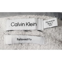 Sweat Calvin Klein gris taille XS – Occasion très bon état | Brocaffaire
