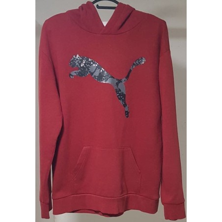 Sweat Puma rouge taille XL 18/20ans en très bon état