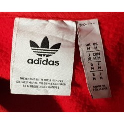 Sweat Adidas rouge taille M – Occasion très bon état | Brocaffaire