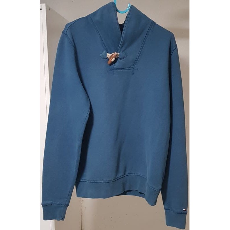 Sweat Tommy Hilfiger bleu taille S en très bon état
